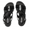 Sandalias de mujer 5073 negro terciopelo
