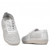 Mocasines de mujer 6034 blanco