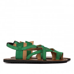 Sandalias de mujer 5076 verde ante