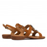 Sandalias de mujer 5073 camel ante