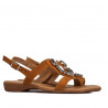 Sandalias de mujer 5073 camel ante
