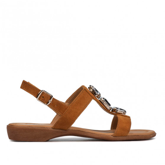 Sandalias de mujer 5073 camel ante