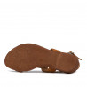 Sandalias de mujer 5073 camel ante