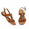 Sandalias de mujer 5073 camel ante