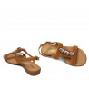 Sandalias de mujer 5073 camel ante