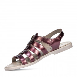 Sandalias de mujer 5077 púrpura nacarada