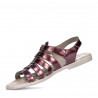 Sandalias de mujer 5077 púrpura nacarada
