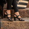 Sandalias mujer 1284 negro lifestyle