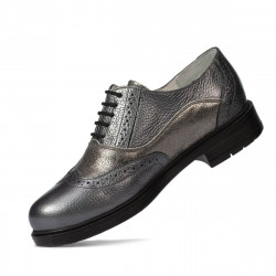 Zapatos casuales de mujer 683 gris nacarado