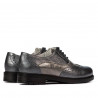 Zapatos casuales de mujer 683 gris nacarado