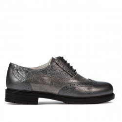Zapatos casuales de mujer 683 gris nacarado