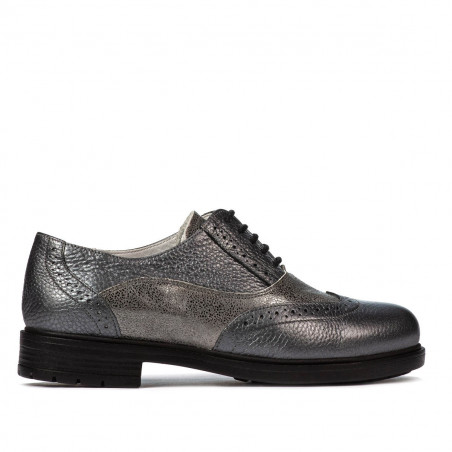 Zapatos casuales de mujer 683 gris nacarado