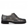 Zapatos casuales de mujer 683 gris nacarado