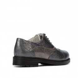 Zapatos casuales de mujer 683 gris nacarado
