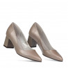 Zapatos elegantes de mujer 1283 capuchino