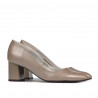 Zapatos elegantes de mujer 1283 capuchino