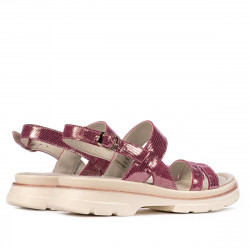Sandalias mujer 5075 púrpura nacarado