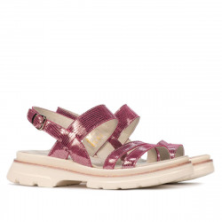 Sandalias mujer 5075 púrpura nacarado