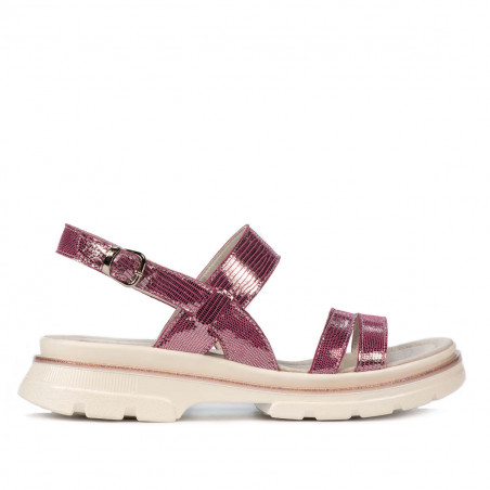 Sandalias mujer 5075 púrpura nacarado