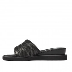 Sandalias de mujer 5074 pitón negro