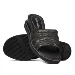 Sandalias de mujer 5074 pitón negro