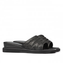 Sandalias de mujer 5074 pitón negro