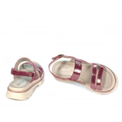 Sandalias mujer 5075 púrpura nacarado