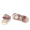 Sandalias mujer 5075 púrpura nacarado