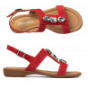 Sandalias mujer 5073 rojo ante