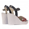 Sandalias de mujer 5080 índigo combinado