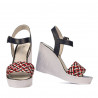 Sandalias de mujer 5080 índigo combinado