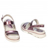 Sandalias mujer 5075-1 morado nácar