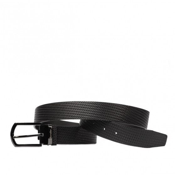 Cinturón hombres 51b negro prensado
