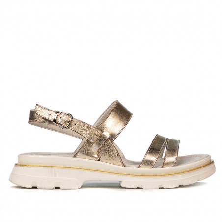 Sandalias de dama 5075 dorado
