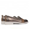 Zapatos casuales/elegantes de mujer 6037 cobre combinado