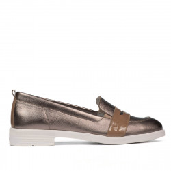 Zapatos casuales/elegantes de mujer 6037 cobre combinado