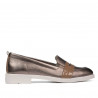 Zapatos casuales/elegantes de mujer 6037 cobre combinado