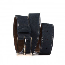 Cinturón hombre 05bc azul terciopelo