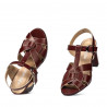 Sandalias mujer 1284 burdeos