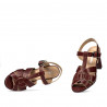 Sandalias mujer 1284 burdeos