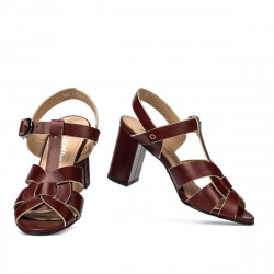 Sandalias mujer 1284 burdeos