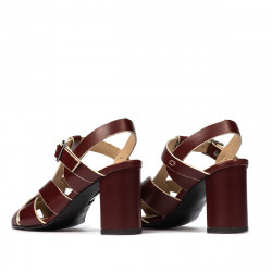 Sandalias mujer 1284 burdeos