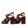Sandalias mujer 1284 burdeos