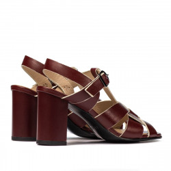 Sandalias mujer 1284 burdeos