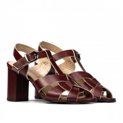 Sandalias mujer 1284 burdeos