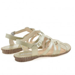 Sandalias de mujer 595 arena 1