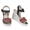 Sandalias de mujer 5080-1 índigo combinado