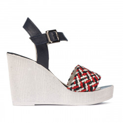 Sandalias de mujer 5080-1 índigo combinado