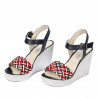 Sandalias de mujer 5080 índigo combinado