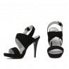 Sandalia mujer 1286 negro antilop